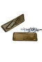 Stainless Steel Gold Color Rectangular Narrow Metal Flat Presentation Tray Tea Coffee Dessert Presentation 6 Pieces - 5