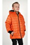Boy's Water and Windproof Fur Lined Hooded Coat - 2