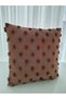 Tufting Linen Polka Dot Decorative Throw Pillow Case (Color Tile) - 3