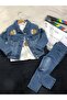 Girl's 3-Piece Jeans Set