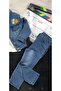 Girl's 3-Piece Jeans Set - 2