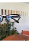 Aventino Black Cat Eye Small Slanted Tiny Retro Blue Anti-Uv Glasses Goggle - 7