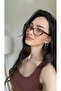 Aventino Leopard Cat Eye Small Slanted Tiny Retro Blue Light Protection Glasses Screen Glasses - 6