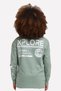 Jacklions Male Child Front-Back Printed Long Sleeve T-Shirt 15067 Green - 4