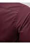 Slim Fit Long Sleeve Easy Ironing Sweat Absorbing Breathable Texture Tie-Dye Burgundy Men's Shirt - 4