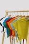 Mojo Female Child Side Gathered Short Sleeve Crop 3706 Green - 2