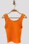 Girl's Buttoned Strap Crop 3750 Orange - 2