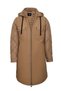 Hooded Beige Puffer Jacket - 2