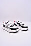 Massa Boy's Double Velcro Genuine Leather White Casual Shoes - 6