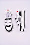 Massa Boy's Double Velcro Genuine Leather White Casual Shoes - 7