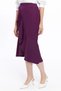 Apsen Women's Purple Seasonal Flared Midi Length Crepe Skirt 2123-80 - 9