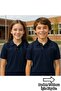 Children's School T-Shirt Polo Collar Unisex 1 Piece