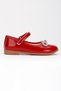 Red Color Girl's Ballerina Shoes Stoned Bow Ballerina Girl's Orthopedic Red Ballerina - 6
