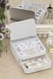 House by House Jewelry Cosmetic Organizer with Drawers, Mirrors and Three-Layer Drawers, Set of Two - 3
