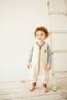 Winter Sleeveless Children's Sleeping Bag Plush Jumpsuit 100% Cotton Lined Baby Sleeping Bag Unisex - 6