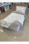 Single Double Sided Luxury Welsoft Elite Quilt Soft Fleece Quilt and Pillowcase Reflection Beige - 6