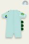 Sweet Dino Themed Bonnet Boys Swimsuit Set - 2
