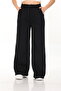 Women's Clothing Bottom Three Thread Ribbed Belted Lace-Up Detail Sweatpants