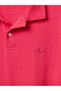 Men's Pink Logo Piqué Polo Neck T-Shirt - 3