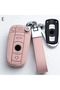 Key Case Leather Pink for BMW E90 E60 E70 E87 E30 E34 E36 E38 E39 E46 - 7