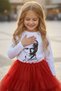 Girls/Boys Children's October 29Th Republic Day Ataturk Printed Long Sleeve White T-Shirt - 6