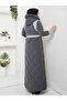 Women's Waist-Tie Decorated Coat - 2