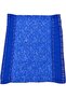 Sheila 2 Yards Chiffon With Metallic Lace (Red Colour) - 4