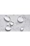 Bathroom Curtain 2X120X200 Double Wing Shower Curtain with Ring Gift Shower Cabin Curtain 6303 - 2