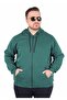 Large Size Unisex Hooded 3Ip Sweat 11701 Nefti