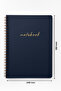 4-Piece Premium A5 Spiral Notebook Set – Lined & Squared – Cardboard Cover Copper Spiral (160 Pages) - 5
