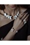 Women Multiple Collar Open Necklace Choker Wedding Evening Dress Necklace - 4