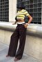 Comfortable Pants with Elastic Waist Detail 0087 - 5