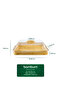 Modica Acrylic Covered Bamboo Cake Pan Rectangular Small - 3