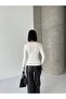 Women's White Soft Touch V-Neck Blouse - 4