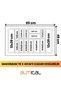 85X49 Cm. 14-Compartment White Drawer Cutlery Holder Can Be Cut up to 78*41 cm - 3