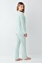 Women's Solid Color Pajama Set, 50% Modal 50% Cotton - 4