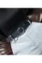 Round Silver Buckle Women's Waist Belt, Casual Belt, Coat Belt, Pants Belt