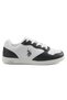 Men's White and Black Sneakers, Stylish Contrast Design for Sporty Everyday Looks