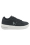 Women's Black Low-Top Sneakers - Lightweight Modern Design for All-Day Comfort
