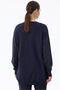Tunic with Cage Stone Print on the Front Dark Blue - 4