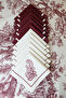 14 Piece French Country Pattern Tablecloth Set Cocktail Napkin Placemat Set Dowry Case Gift - 6