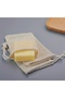 Natural Cotton Mesh Soap Bag Set of 3 9X15 cm Soap Holder, Shower Loofah, Bathroom Accessory - 2