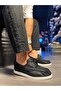Seasonal Linen Shoes 008 Black (White Sole) - 2
