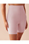 Porfy Model 3 Zone Effective Laser Cut Biker Leggings Long Corset Light Pink Color