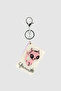 Cat Figured Pop-Up Mirror Bag Charm White
