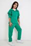 Girl's Two-Thread Tracksuit Set with Collar Detail - 3