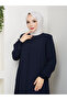 Medina Silk Mevlana Ferace Suitable for Umreye (Dark Blue) - 2