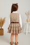 Girl's Linen Vest and Skirt Dress 2-Piece Set - 2