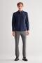 Lacivert Perfetto Buttoned Collar Long Sleeve Pocketless Slim Fit Cls Shirt 1004255173 - 2