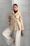 Bondit Short Trench Coat - Beige - 5